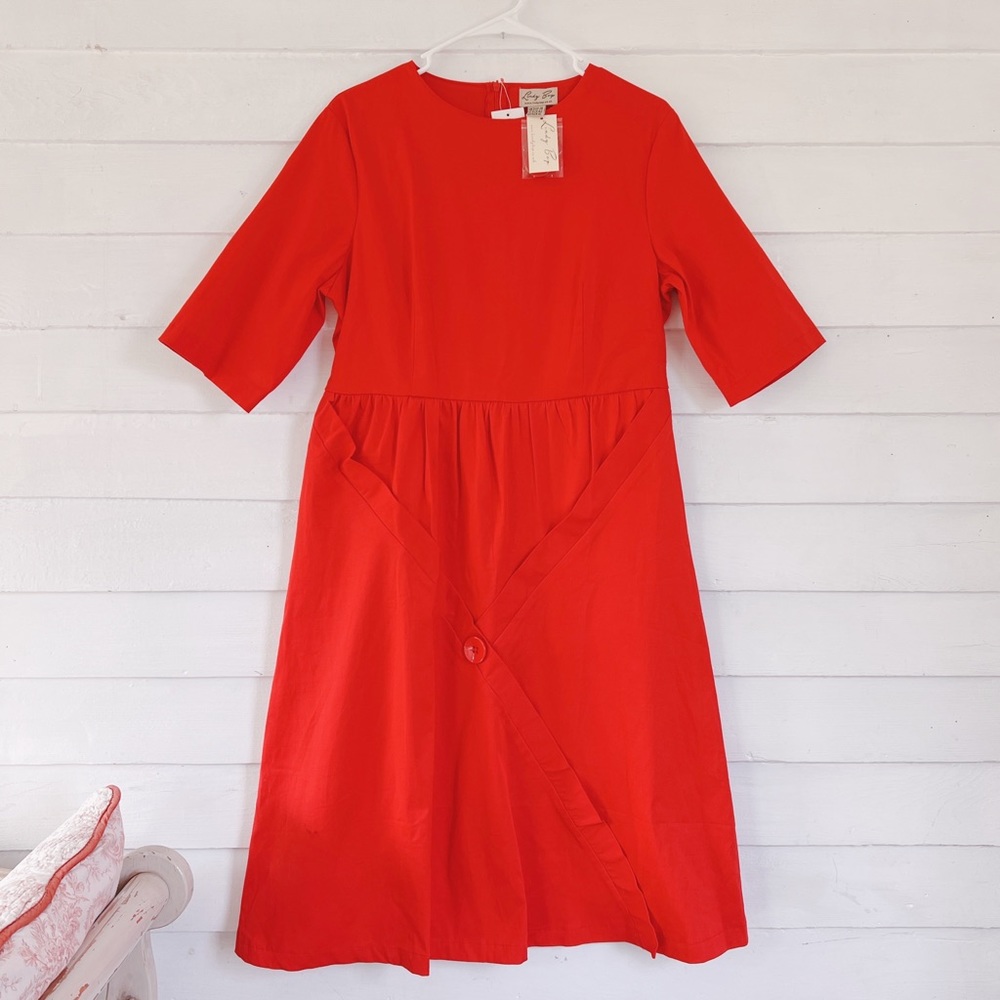 Red Vintage 1950’s/1960’s Style Dress by Lindy Bop ❤️✨